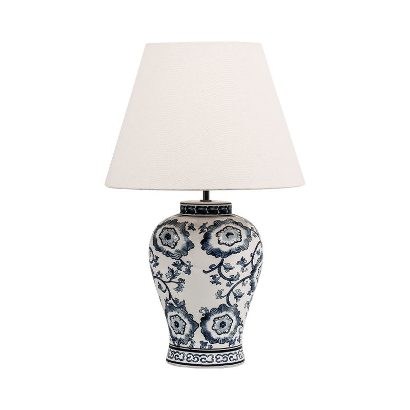 Nowa lampka stołowa porcelanowa w stylu chińskiego