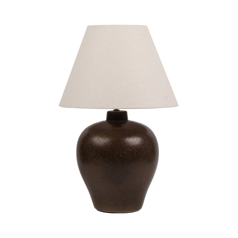 Ceramiczny słoik retro nowa chińska lampa stołowa