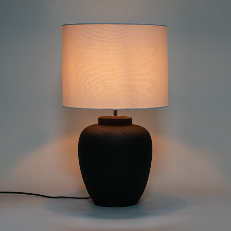 Ceramiczny słoik retro nowa chińska lampa stołowa