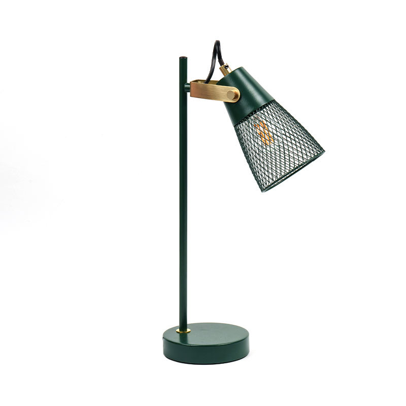 Hotelowa metalowa lampa stołowa