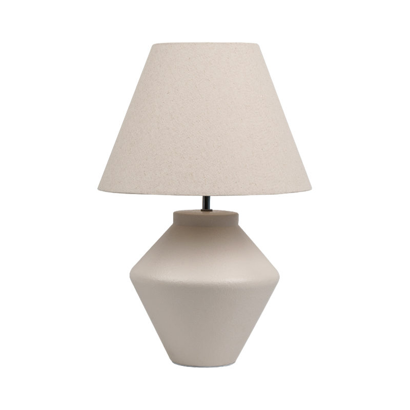 Geometryczna ceramiczna lampa stołowa
