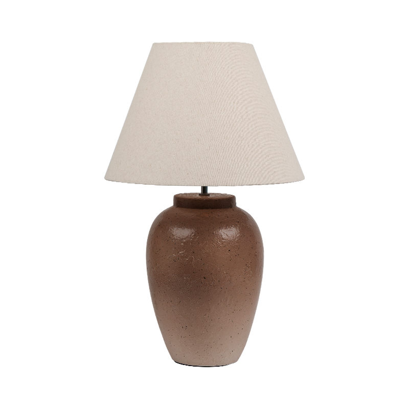 Retro nostalgiczna kolorowa lampa stołowa