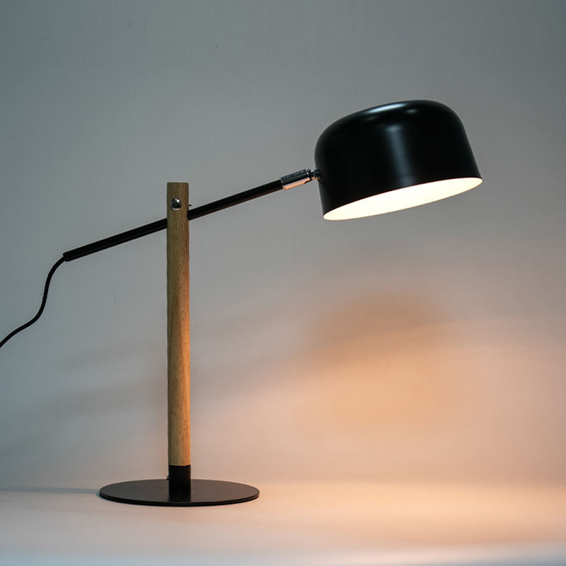 Lampa stołowa odczytu metalu biurowego