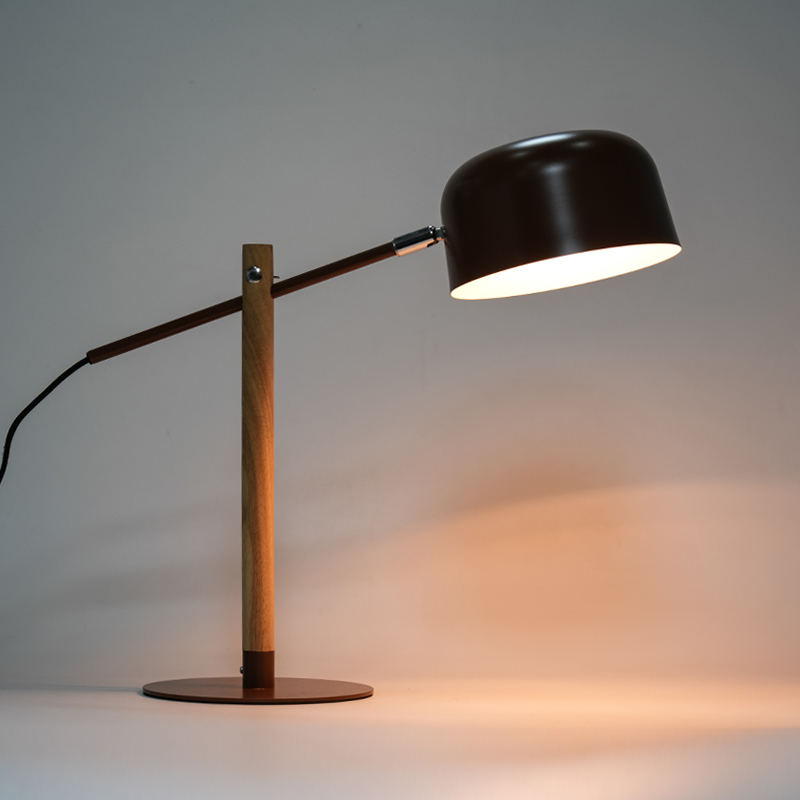 Lampa stołowa odczytu metalu biurowego