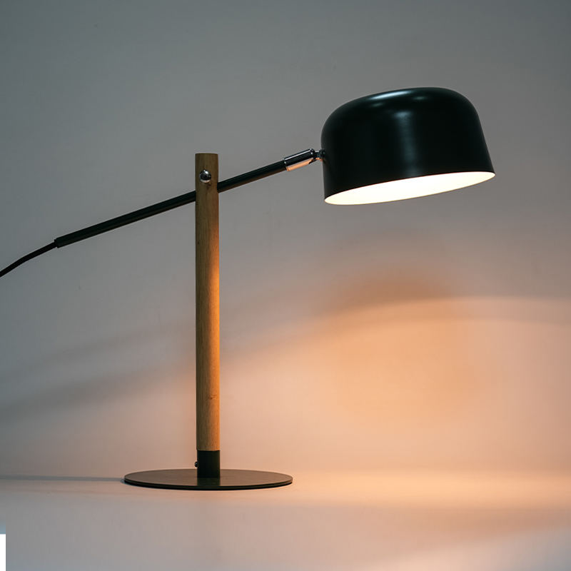Lampa stołowa odczytu metalu biurowego